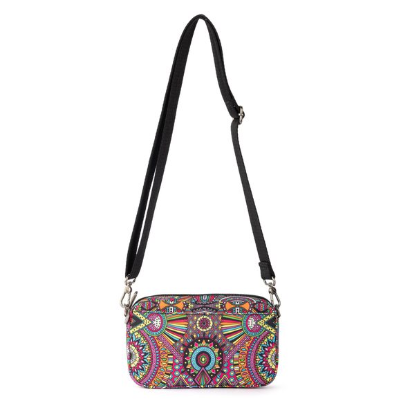 Lodi Smartphone Crossbody In Eco Twill, Adjustable Crossbody Strap, Rainbow <3 - Picture 1 of 6
